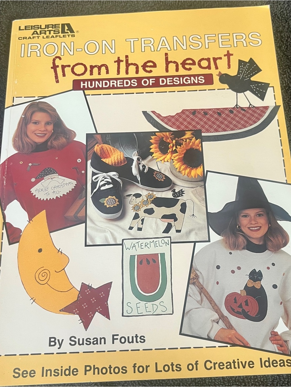Leisure Arts Iron On Transfers from the Heart by Susan Fouts Hundreds of Transfe